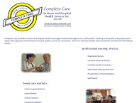 Complete Care in Home & Hospital Health Services Incorporated