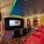 A K&W Audio Home Theater featuring funky carpet, Paradigm speakers, power recliners and 4 way masking screen. A K&W Audio Home Theater featuring funky carpet, Paradigm speakers, power recliners and 4 way masking screen.
