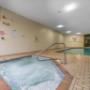 Indoor pool with hot tub Indoor pool with hot tub