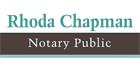 Chapman Rhoda Notary Public
