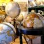 The Globe section showcases dozens of different size and colour models. The Globe section showcases dozens of different size and colour models.
