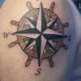 Compass Rose by Eldrick at Sin on Skin Compass Rose by Eldrick at Sin on Skin