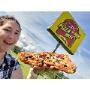 National Pizza Day meant making a super-sized slice of pizza! National Pizza Day meant making a super-sized slice of pizza!