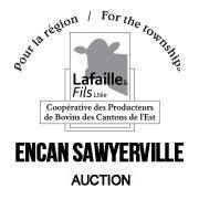 Encan Sawyerville Auction