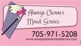 Always Cleaner Maid Service