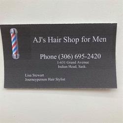AJ's Hair Shop For Men in Indian Head
