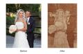 Photo on wood