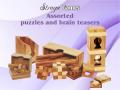Wooden games and puzzles