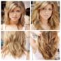 Before & After Blonde hair extensions Before & After Blonde hair extensions
