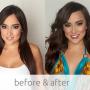 Before & After Hair Extensions some volume Before & After Hair Extensions some volume