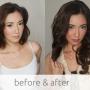 Before & After Hair Extensions Before & After Hair Extensions