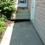 Sidewalk 1 Before
This sidewalk was sunk down from the front concrete steps causing a big step to get up to the front door Sidewalk 1 Before
This sidewalk was sunk down from the front concrete steps causing a big step to get up to the front door