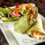 Uploaded by visitor on 4/23/2016 - Vegetarian Wrap with Salad Uploaded by visitor on 4/23/2016 - Vegetarian Wrap with Salad