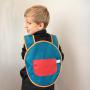 Pinny with red pocket to identify allergic kids Pinny with red pocket to identify allergic kids