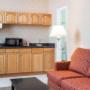 Spacious suite with kitchen area Spacious suite with kitchen area