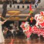Wedding Lion Dance with Lettuce Wedding Lion Dance with Lettuce