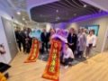 Business grand opening with LED lions Business grand opening with LED lions
