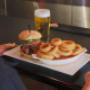 Uploaded by visitor on 12/16/2016 - burger, onion rings and a pint of beer Uploaded by visitor on 12/16/2016 - burger, onion rings and a pint of beer