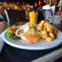 Uploaded by visitor on 12/16/2016 - eggs benedict with OJ Uploaded by visitor on 12/16/2016 - eggs benedict with OJ