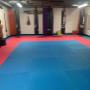 Heavy bags and bases in the Do jo Heavy bags and bases in the Do jo