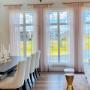 Add softness to your room with sheer panels! Add softness to your room with sheer panels!