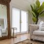 Roller Shades work well on doors Roller Shades work well on doors