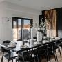 Adjust lighting in your dining room with our light-filtering roller shades. Adjust lighting in your dining room with our light-filtering roller shades.