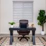 Dual Shades perfect for a home office. Dual Shades perfect for a home office.