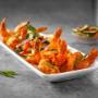 SPICY SHRIMP - succulent large shrimp, lightly fried and tossed in spicy cream sauce SPICY SHRIMP - succulent large shrimp, lightly fried and tossed in spicy cream sauce