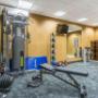 Fitness center with cardio equipment Fitness center with cardio equipment