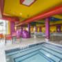 Indoor pool with waterslide Indoor pool with waterslide