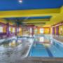 Indoor pool with waterslide Indoor pool with waterslide