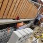 Construction of a new wall Construction of a new wall