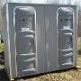 Double Supreme unit. Better then a trailer no steps to trip over. Fresh water flush, heated warm water sink, light, and electric heater. One Women -one Man or Two women or Two man unit Self contained unit Electrical safety authority approved Double Supreme unit. Better then a trailer no steps to trip over. Fresh water flush, heated warm water sink, light, and electric heater. One Women -one Man or Two women or Two man unit Self contained unit Electrical safety authority approved