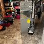 Furnace installation with a condensing pump Furnace installation with a condensing pump
