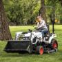 Bobcat CT1025 with mid-mount mower and front-end loader Bobcat CT1025 with mid-mount mower and front-end loader