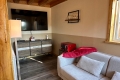 Big Flat TV in small cabin