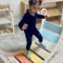 The Toppocino is a thin Montessori Pillow made of wool and cotton, with a cotton cover to hold your The Toppocino is a thin Montessori Pillow made of wool and cotton, with a cotton cover to hold your
