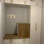 Custom mudroom setup installed in the front hall of a Toronto condo optimizes storage space and looks great. Custom mudroom setup installed in the front hall of a Toronto condo optimizes storage space and looks great.