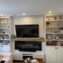 A beautiful built-in to surround the TV and fireplace in this Downtown Toronto home. A beautiful built-in to surround the TV and fireplace in this Downtown Toronto home.