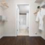 Walk-in closet at Elizabeth Gardens in Edmonton, AB Walk-in closet at Elizabeth Gardens in Edmonton, AB