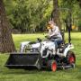 Bobcat CT1025 with mid-mount mower and front-end loader Bobcat CT1025 with mid-mount mower and front-end loader
