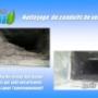 Nettoyage de conduits de ventilation (avant/après) Nettoyage de conduits de ventilation (avant/après)