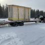 Transport d'une remise 8'x12' de La Corne, Qc à Amos, Qc Transport d'une remise 8'x12' de La Corne, Qc à Amos, Qc