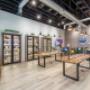 Local Cannabis Co. Parksville Store Interior with Display Tables, Cabinetry, Aroma Visual Sensory Ja Local Cannabis Co. Parksville Store Interior with Display Tables, Cabinetry, Aroma Visual Sensory Ja