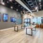 Local Cannabis Co. Parksville Store Interior with Menu TV Screens, Display Tables, Aroma Visual Sens Local Cannabis Co. Parksville Store Interior with Menu TV Screens, Display Tables, Aroma Visual Sens