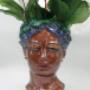 Black Queen Green & Yellow Themed Vase Black Queen Green & Yellow Themed Vase