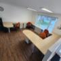 Bureau en forme de L & des classeurs Bureau en forme de L & des classeurs