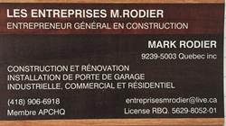 Entreprises Mark Rodier