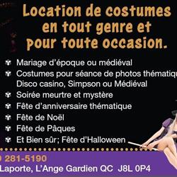 Location de costumes en tout genre